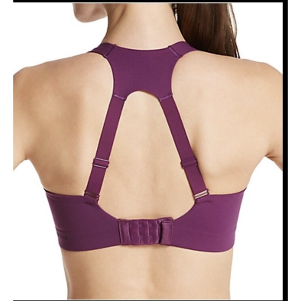Chantelle‎ High Impact Wirefree Sports Bra, Wireless Top, Purple, Medium, NWT - Picture 2 of 12